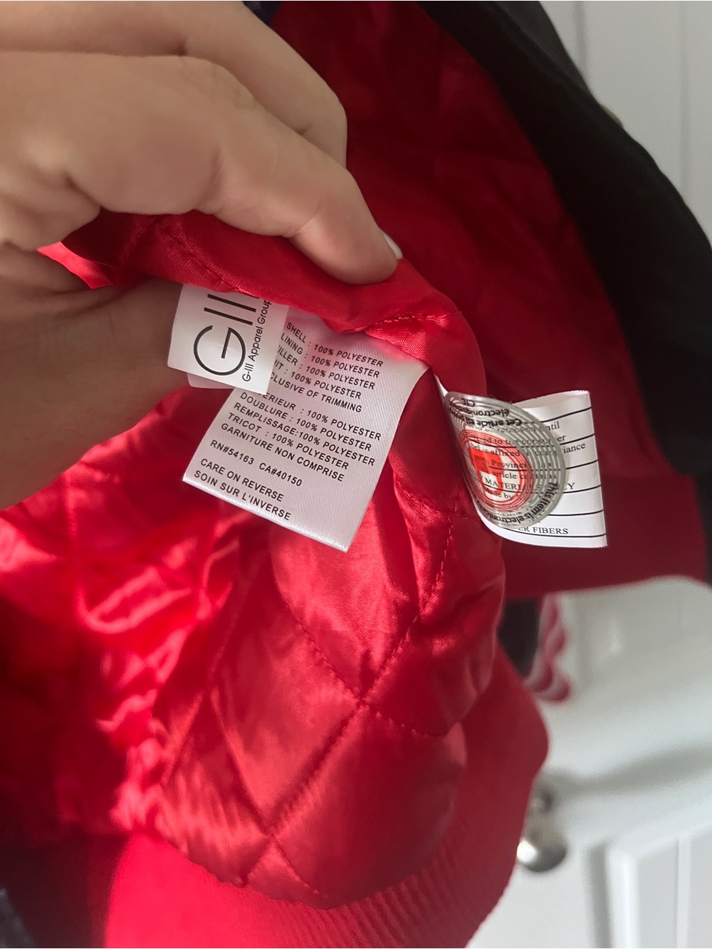 STARTER Raptors Satin Varsity Jacket - Picture 5 of 7